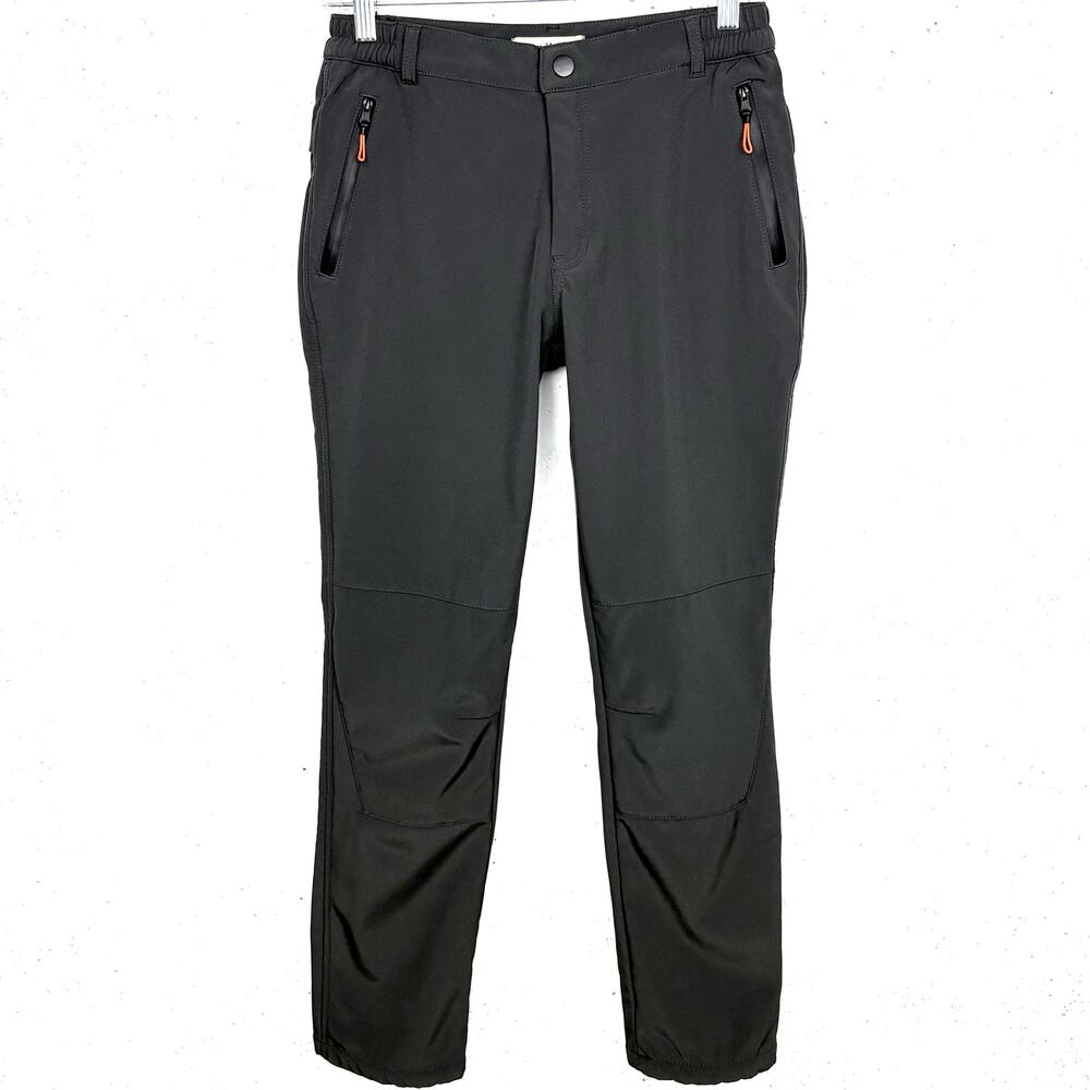 Camii Mia Womens Collection Fleece Snow Pants Zip Pockets Grey Size 27Wx30L
